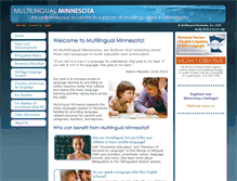 Tablet Screenshot of multilingualminnesota.org